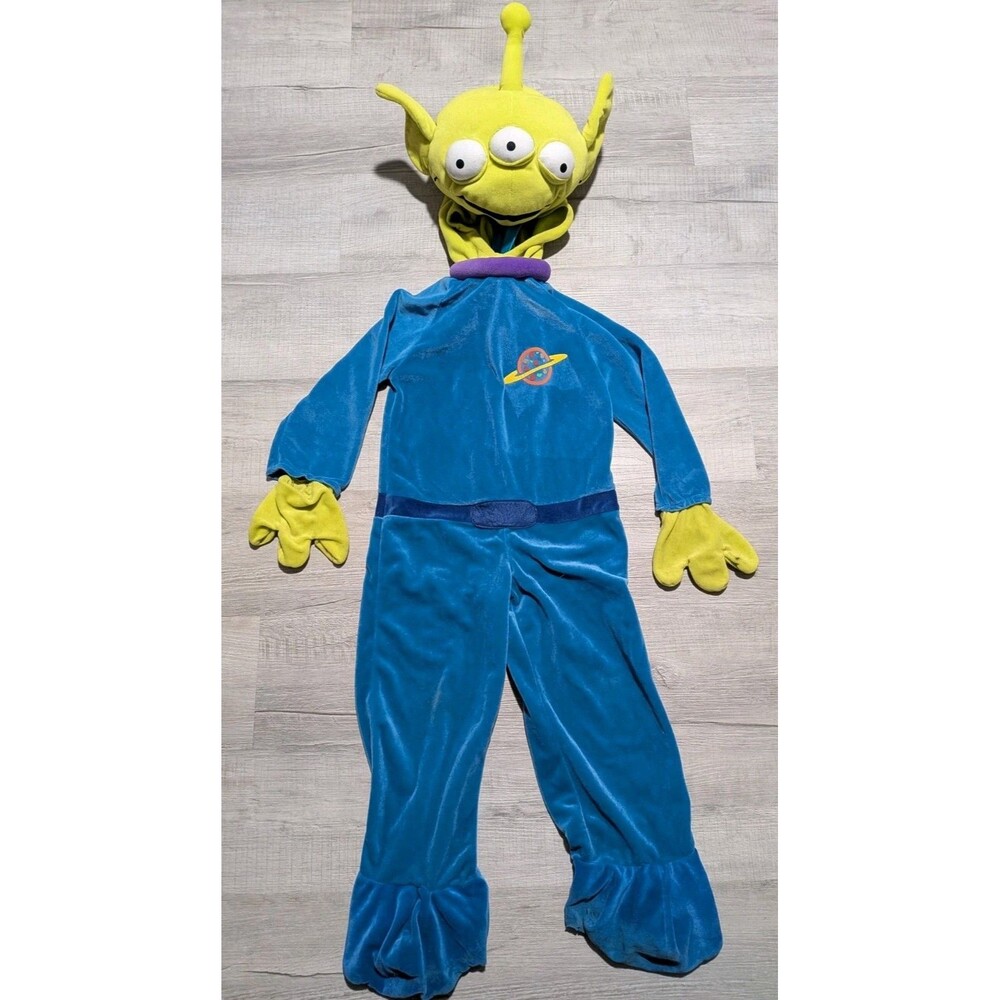 Disney Store Toy Story Alien Child Halloween Costume Boys Sz XS 4-5 Years Plush